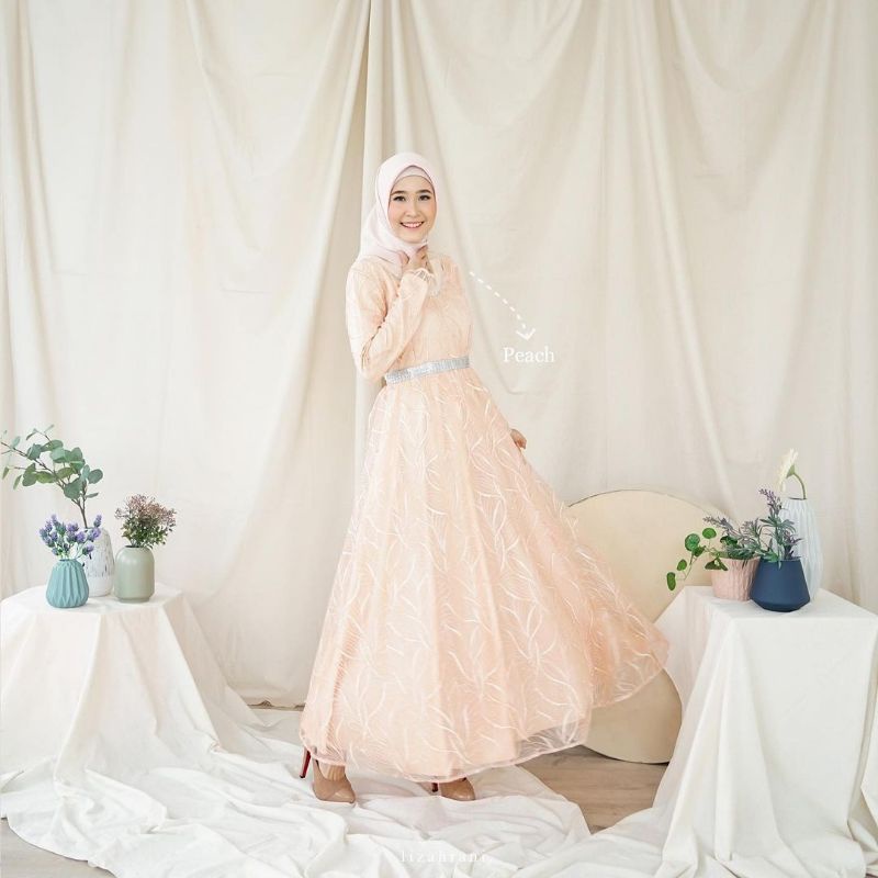 Jual Gamis Warna Peach Terlengkap & Harga Terbaru Juli 2026 | Shopee ...