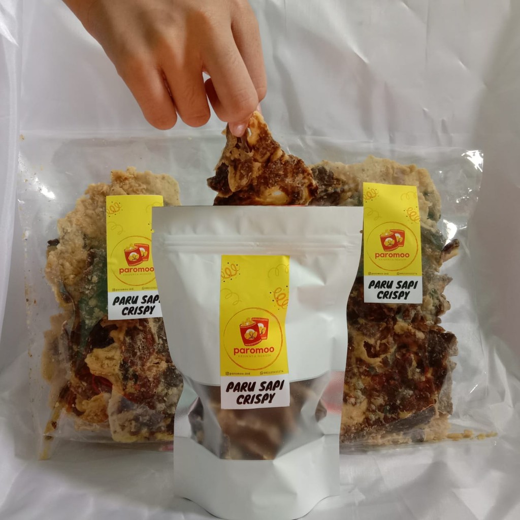 Jual Keripik Paru Sapi Paru Sapi Crispy Paromoo Shopee Indonesia