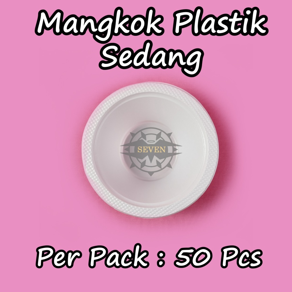 Jual Mangkok Plastik M6 Sedang Mangkok Acara Pesta Sekali Pakai