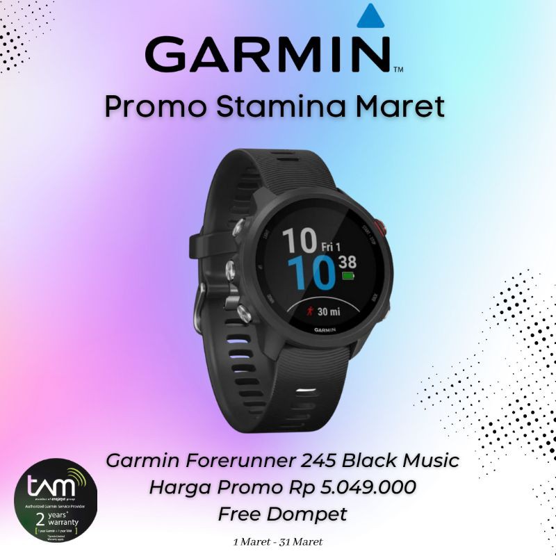 Promo discount garmin 245