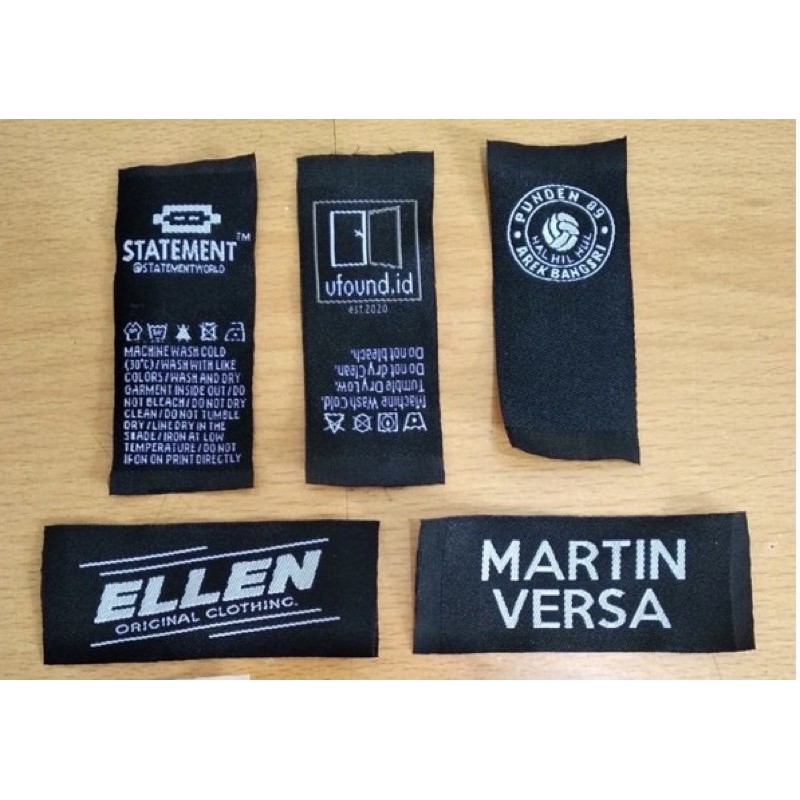 Jual Label woven damask ( 1000 pcs) | Shopee Indonesia