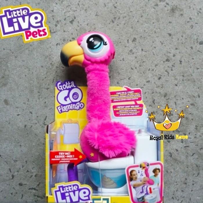 Jual Little Live Pets Gotta go Flamingo original | Shopee Indonesia