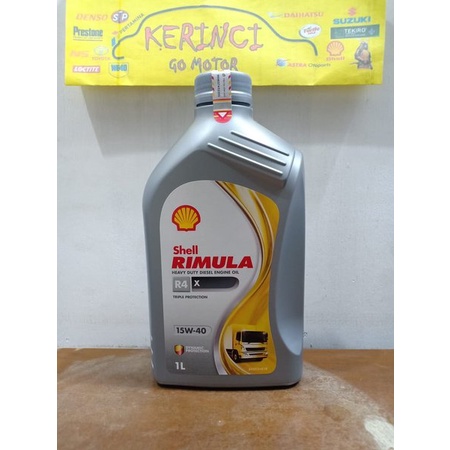 Jual Dijual OLI SHELL RIMULA R4 X 15W-40 1L - OLI SHELL DIESEL R4 X ...
