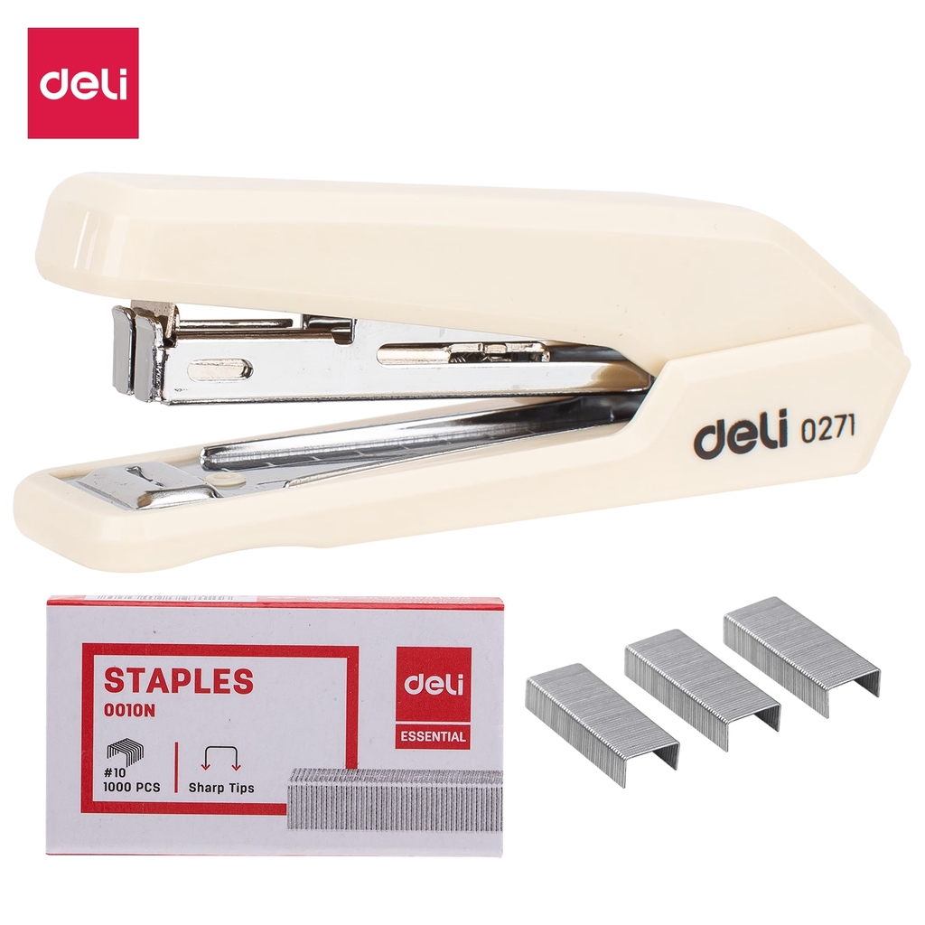 Jual Deli Stapler Set 15 Lembar Ukuran #10 E0272 | Shopee Indonesia