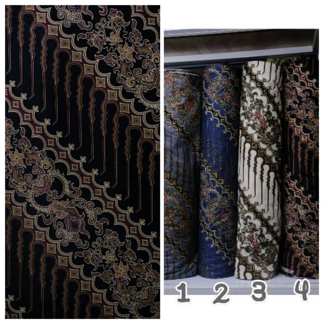 Jual Bahan Batik Katun Motif Parang Lereng Kain Batik Meteran Shopee Indonesia 9134