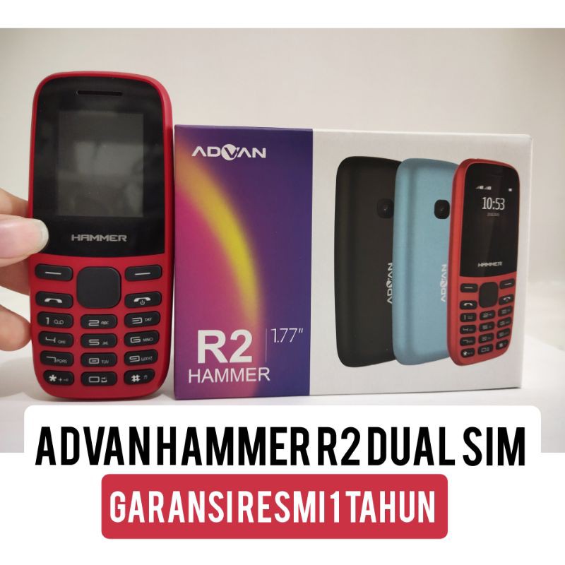 Jual Advan Hammer R2 Dual Sim Garansi Resmi 1 Tahun | Shopee Indonesia