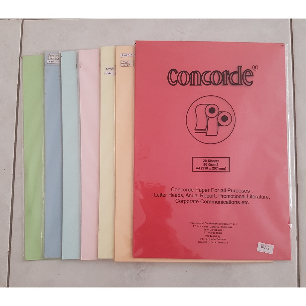 Jual kertas concorde | Shopee Indonesia