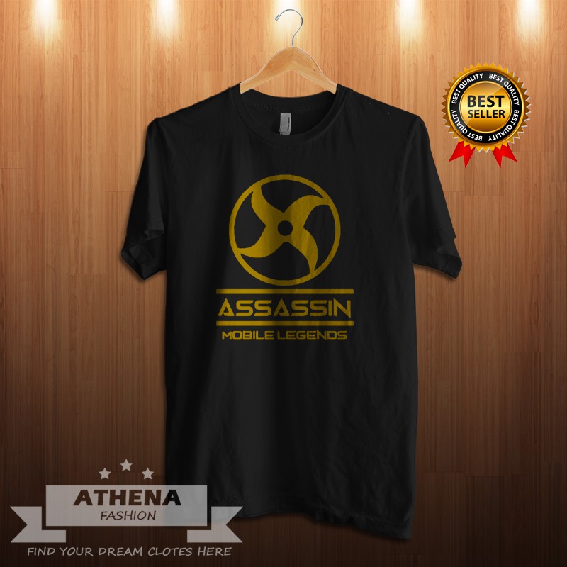 Jual TSHIRT KAOS BAJU LENGAN PENDEK GAME MOBILE LEGEND ASSASSIN EMBLEM ...