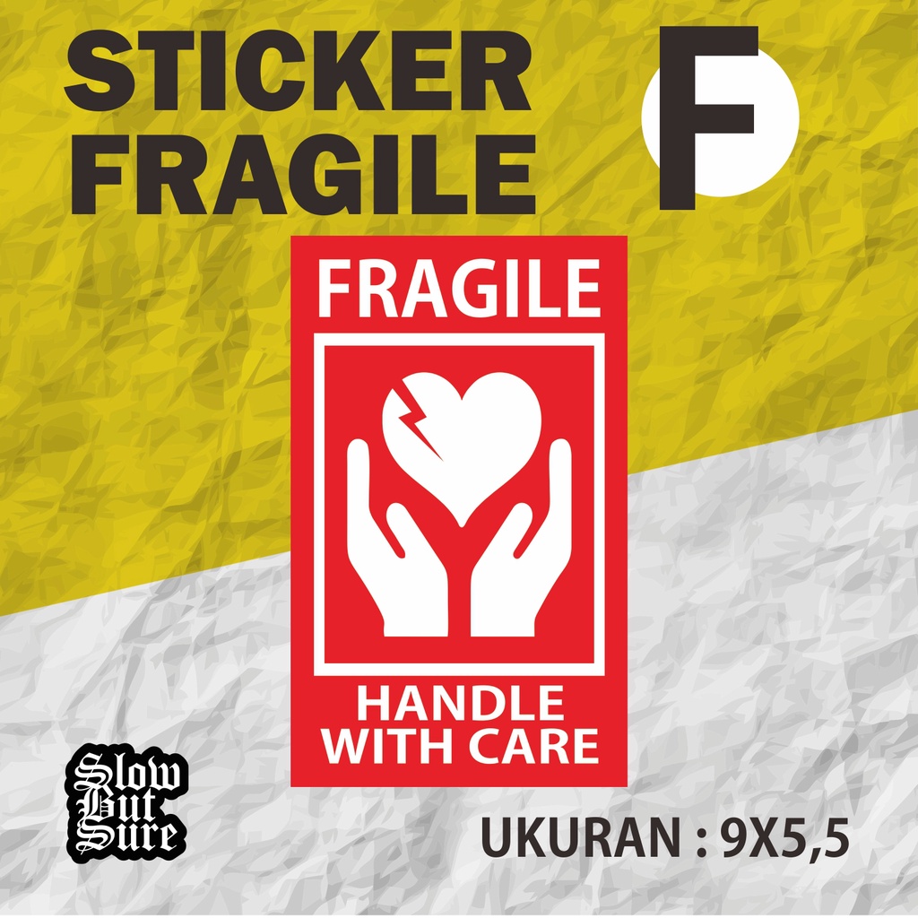 Jual Stiker Fragile Stiker Pecah Belah Stiker Label Pengiriman