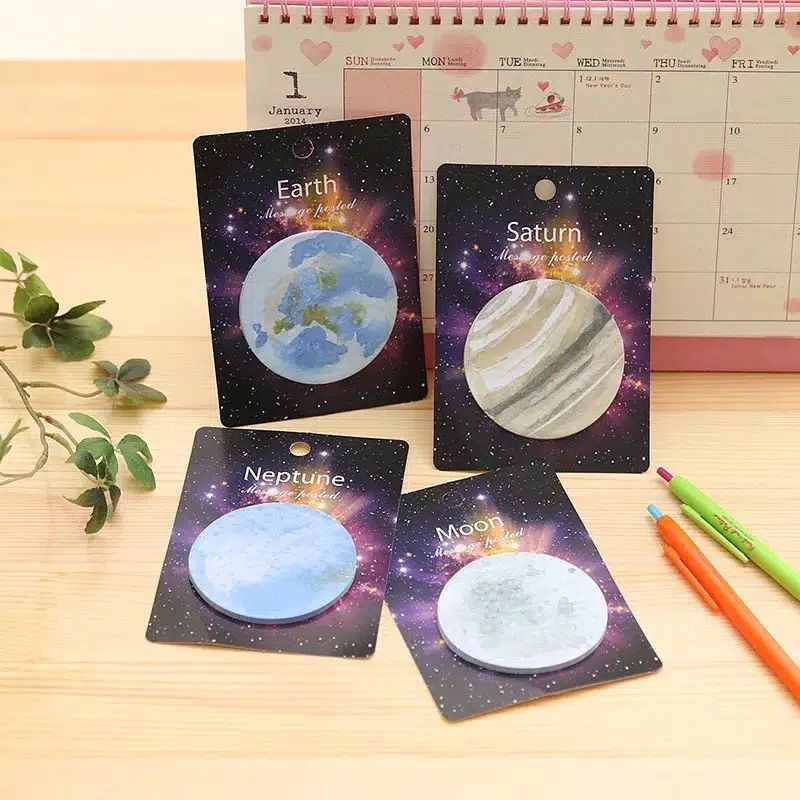 Jual Sticky Note / Post It Planet | Shopee Indonesia