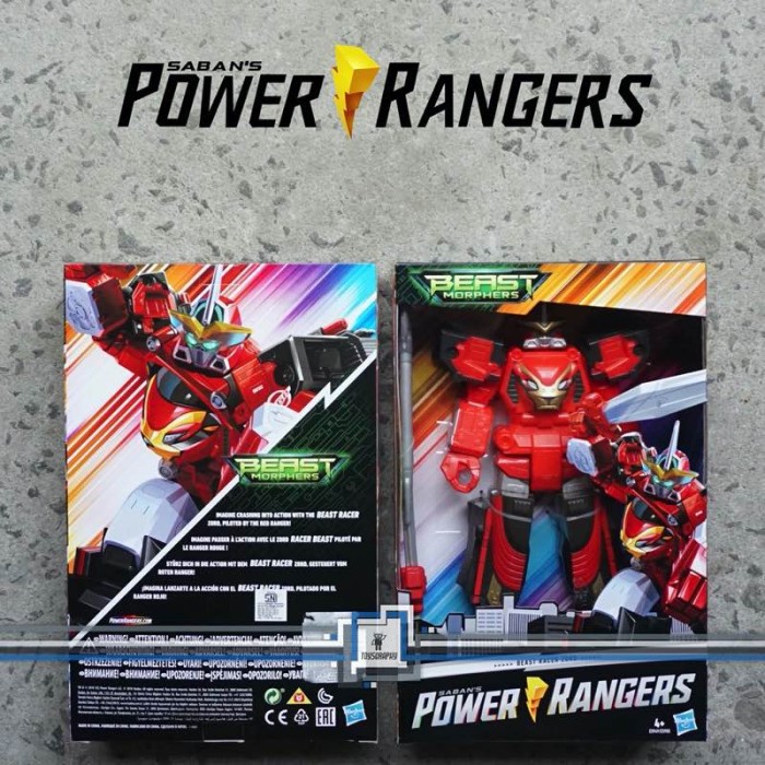 Jual Power Rangers Beast Morphers 10 inch Beast X RACER ZORD Ful ...