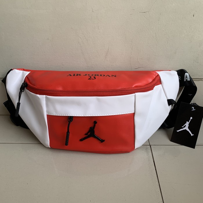 Air jordan discount waist bag red