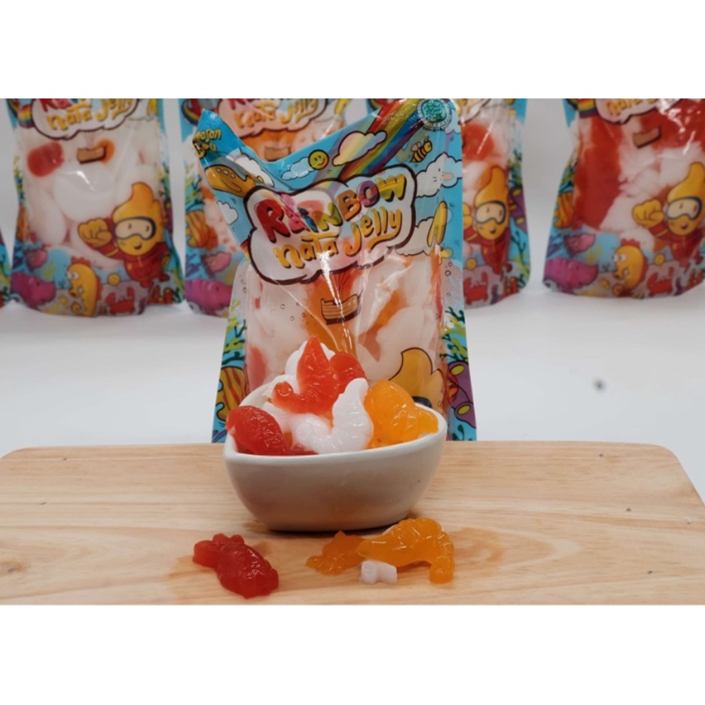 Jual RAINBOW NATA JELLY IKAN / TOPPING MINUMAN KEKINIAN | Shopee Indonesia