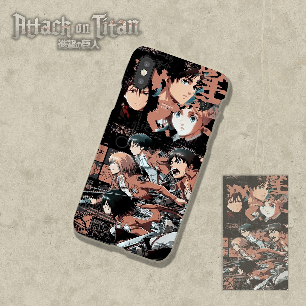 Jual Custom Case Casing Anime Attack On Titan Shingeki No Kyojin
