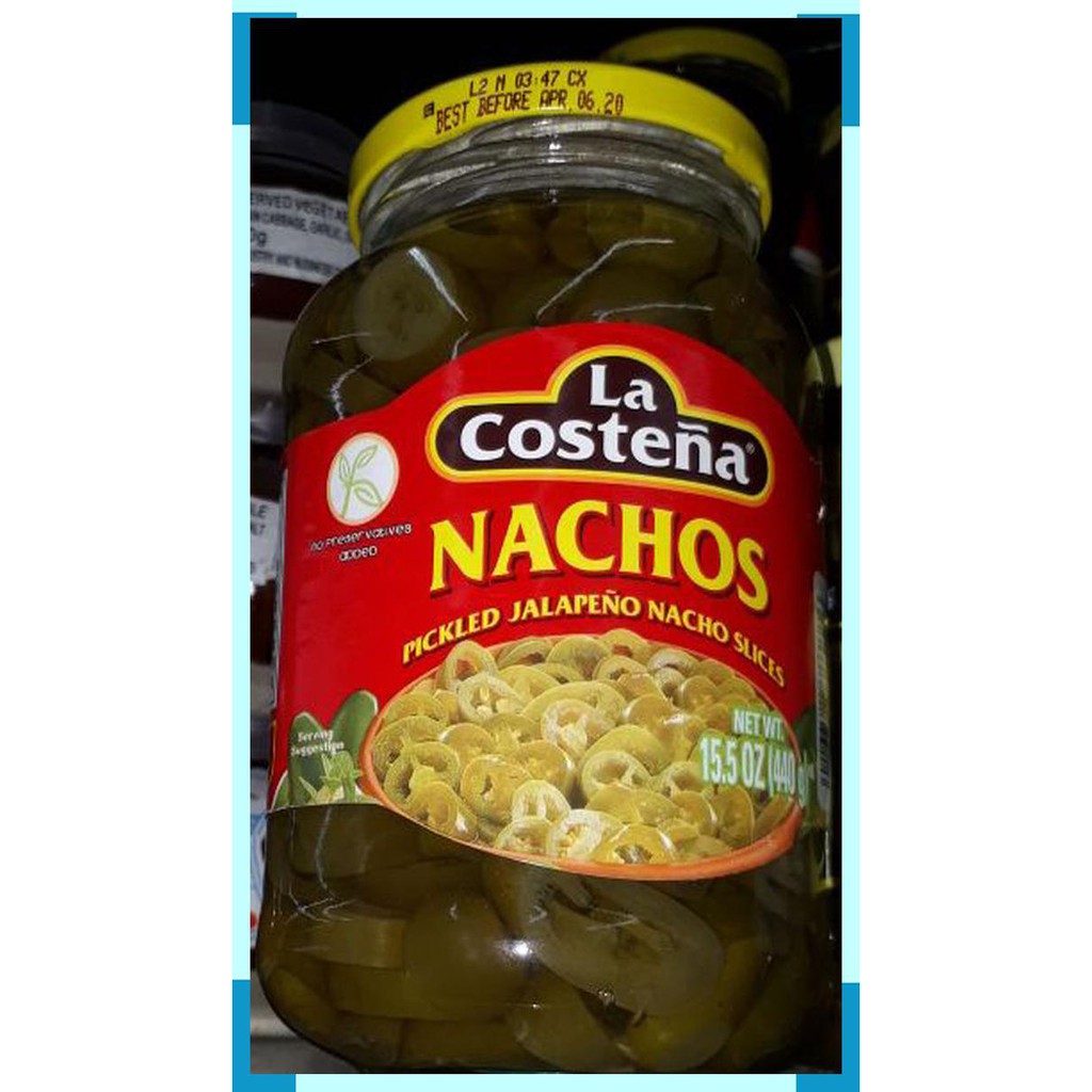 Jual La Costena Nachos Pickled Jalapeno Nachos Slices 440 Gram Shopee Indonesia