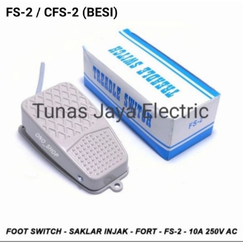 Jual Foot Switch / Saklar Injak FS-2 10A 220V Metal FORT (PREMIUM ...
