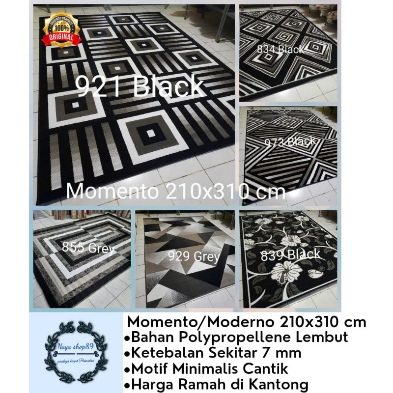 Jual Karpet Permadani Minimalis 210x310 Jumbo | Shopee Indonesia