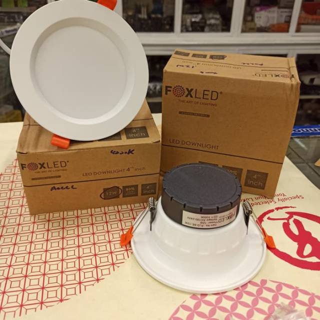 Jual Lampu downlight led fld-se 12watt/ Foxled/ 4000k | Shopee Indonesia