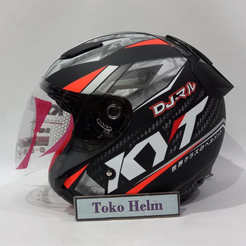 Jual Helm KYT half face KYT DJ MARU motif M/L/XL Shopee Indonesia