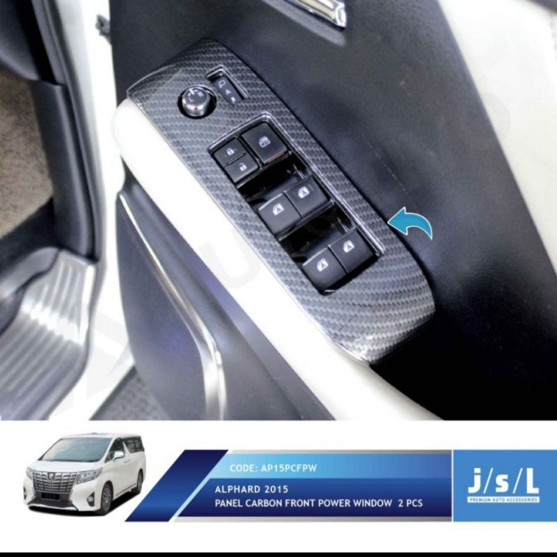 Jual List power window/ front power window all new Alphard Chrome ...