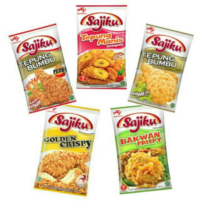 Jual Sajiku Tepung Bumbu Serbaguna Renceng - Golden Crispy, Bakwan ...