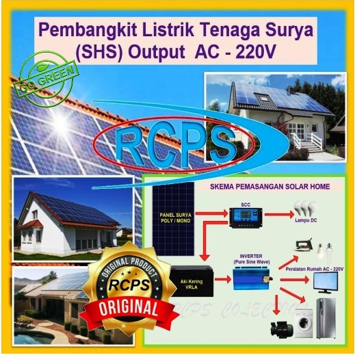 Jual Pembangkit Listrik Tenaga Surya SHS 1000Watt | Shopee Indonesia