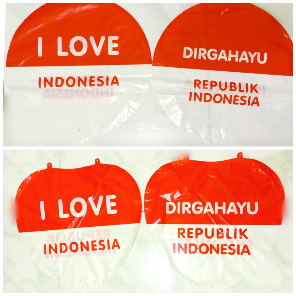 Jual Balon Dirgahayu Hut Ri Agustusan Dirgahayu Republik Indonesia I Love Indonesia Bolak