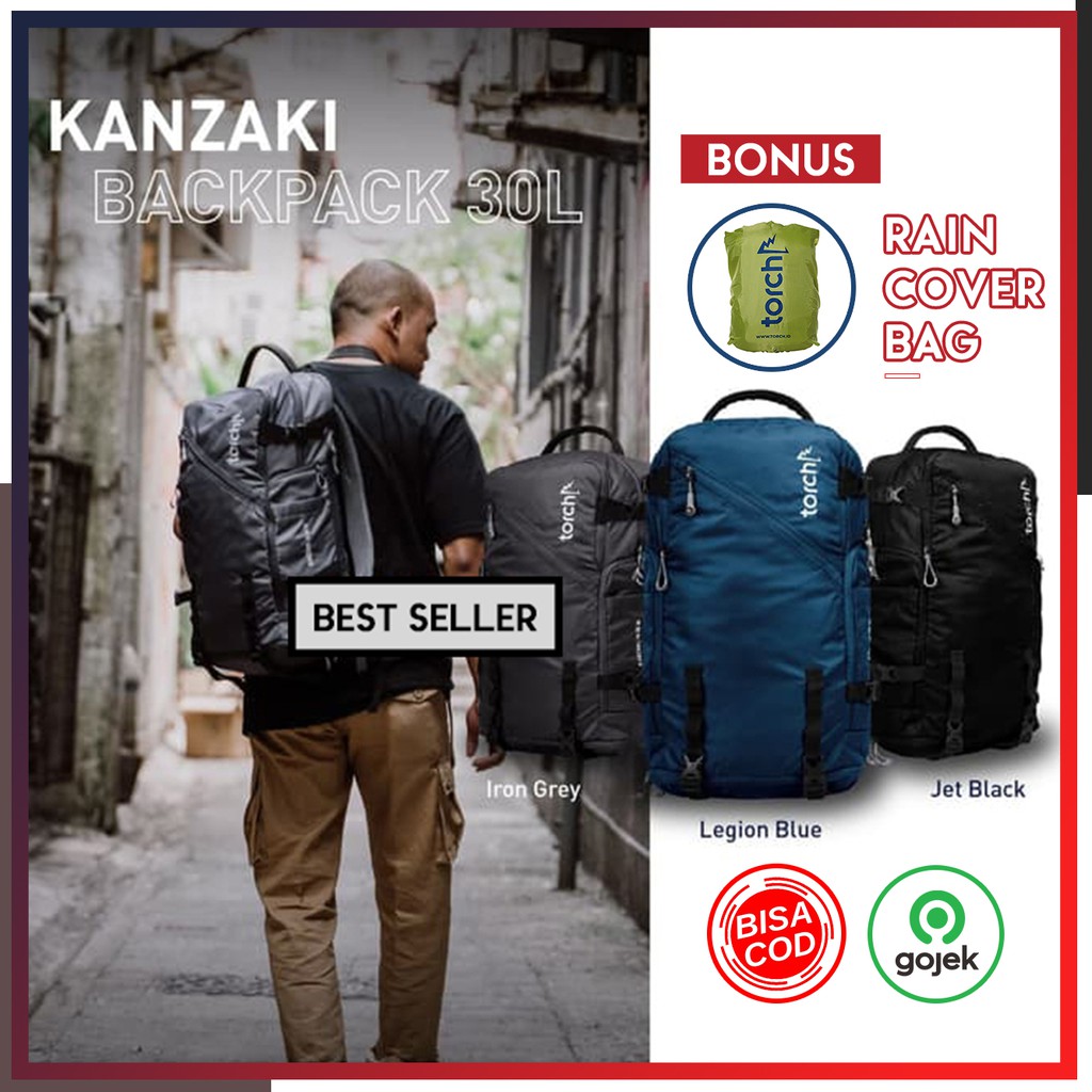 Jual [COD] Torch Backpack Kanzaki 30L - Tas Ransel Punggung Light ...