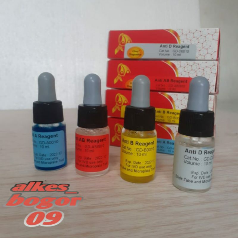 Jual Alat Test Reagen Golongan Darah Eceran {exp.2026} / Goldar Satuan ...