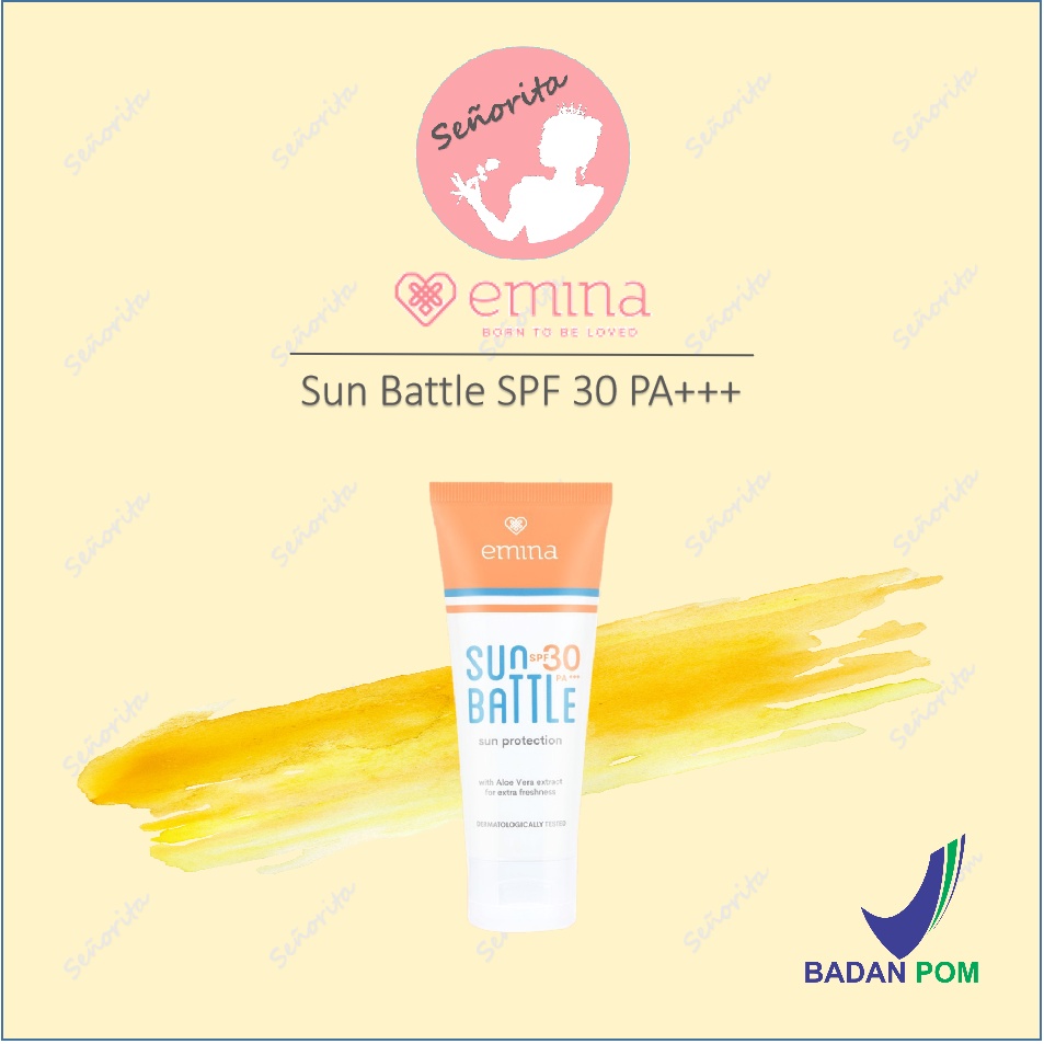 Jual EMINA Sun Battle SPF 30 PA+++ 60ml/23ml/ SPF 35 PA+++ 20ml