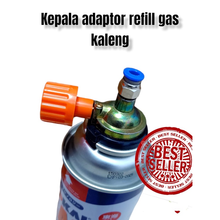 Jual Adaptor Kepala Refill Gas Kaleng Hicook Tanpa Selang Dan Regulator Gas Shopee Indonesia