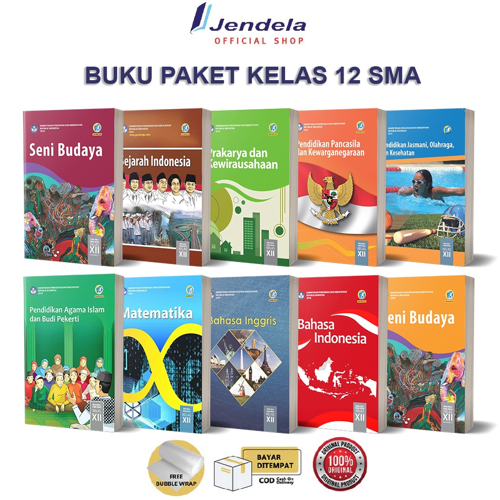 Jual Buku Paket Kelas 12 SMA/MA SMK/MAK Buku Siswa Tematik BSE Edisi ...