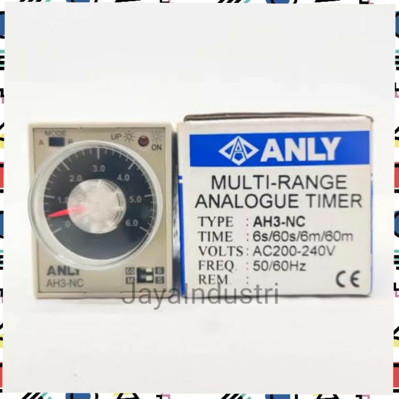 Jual Timer Anly Murah AH3-NC - Multi Range Timer 240V 6S - 60S - 6Min ...