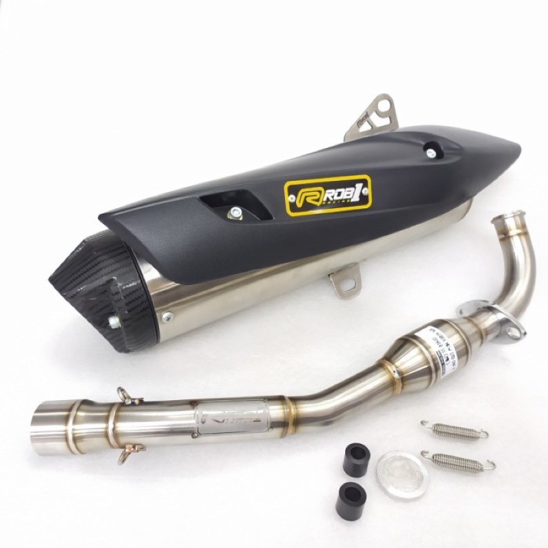 Jual KNALPOT ROB1 NMAX NEW / AEROX NEW CUP V COVER 100% ori | Shopee ...