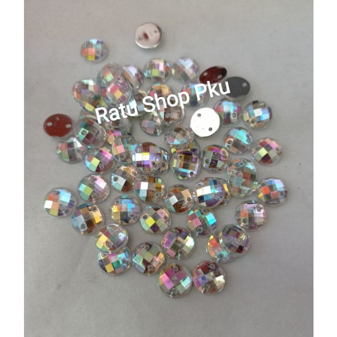 Jual Payet Diamond Kristal Akrilik Jahit Grade A Bulat 8 14mm Shopee Indonesia 3510