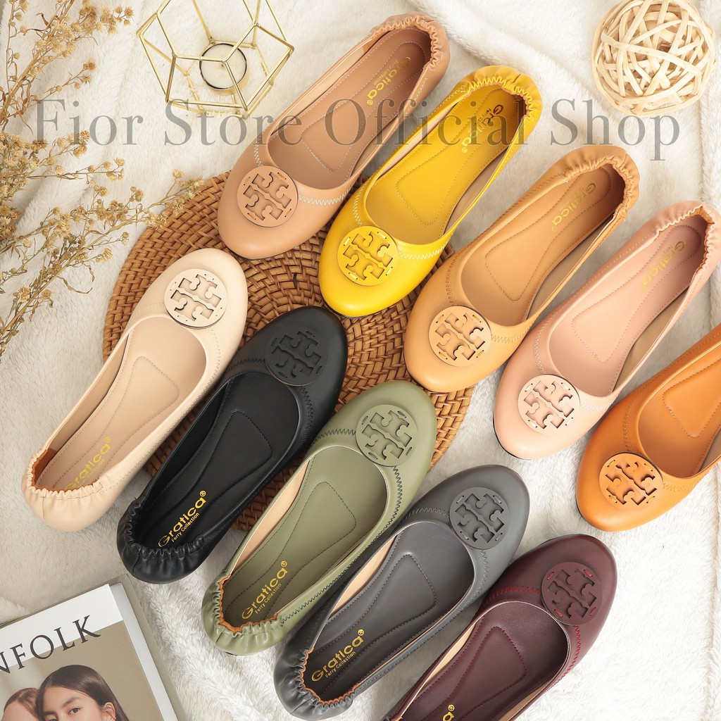 Jual GRATICA Minnie Travel Ballet Flat Shoes RJ 91 Fior Store Shopee Indonesia