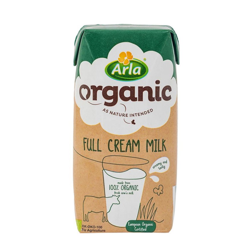 Jual Arla Full Cream Milk UHT Organic 200 Ml | Shopee Indonesia