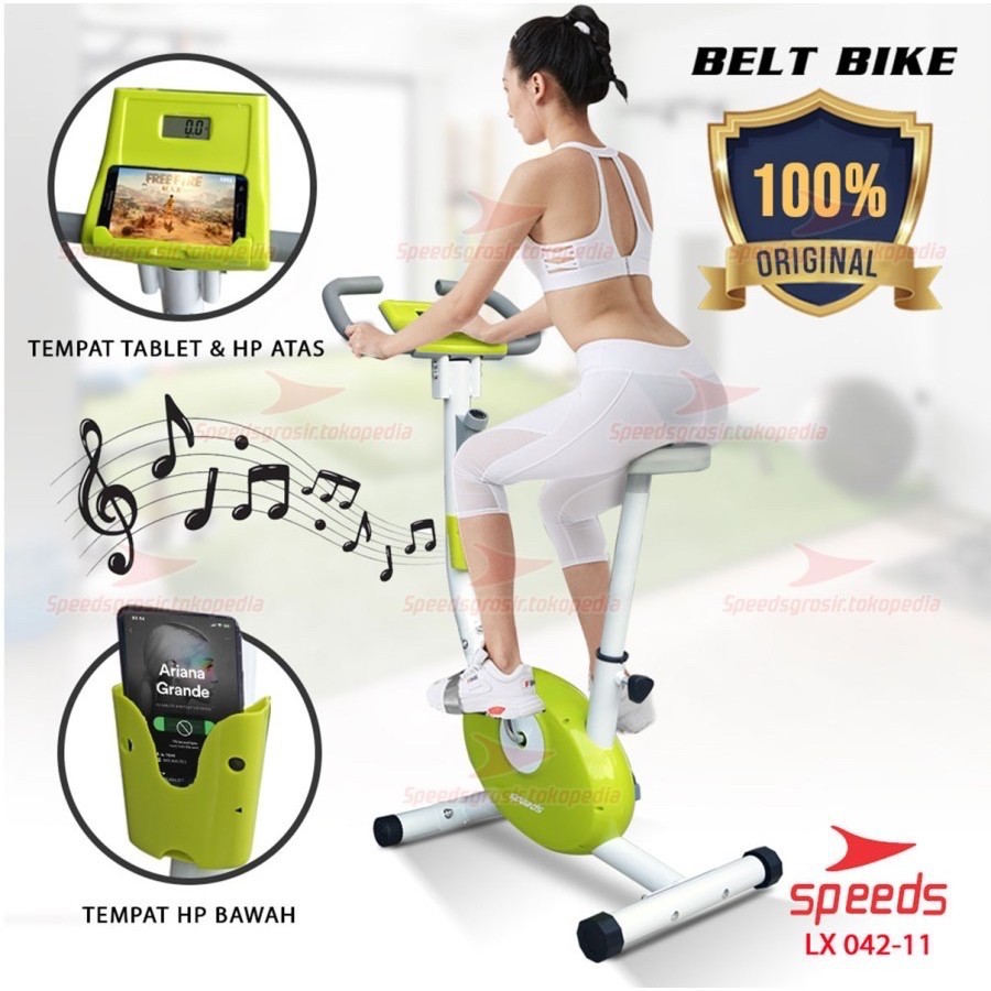 Jual Sepeda Statis Excercise Belt Bike Sepeda Fitness Spinning Bike Lx