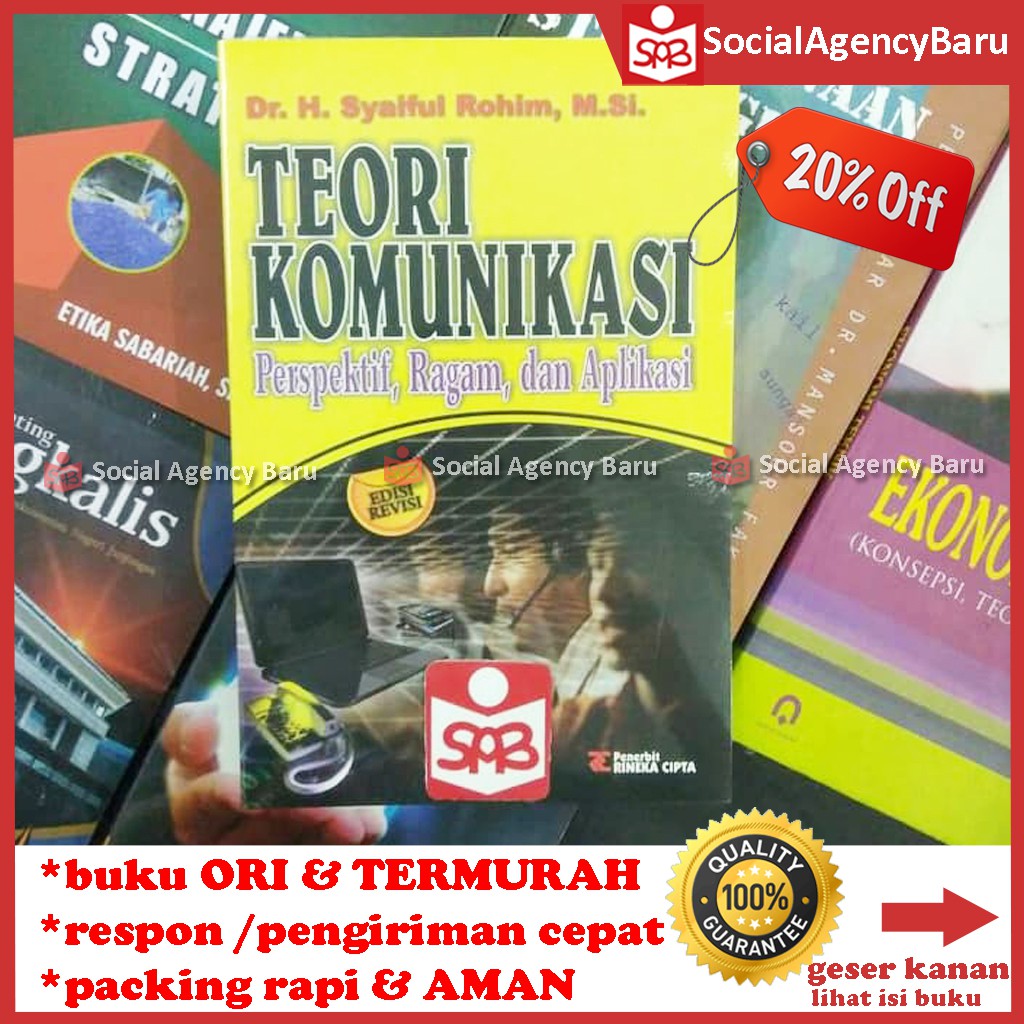 Jual Teori Komunikasi Perspektif Ragam Dan Aplikasi - Syaiful Rohim ...