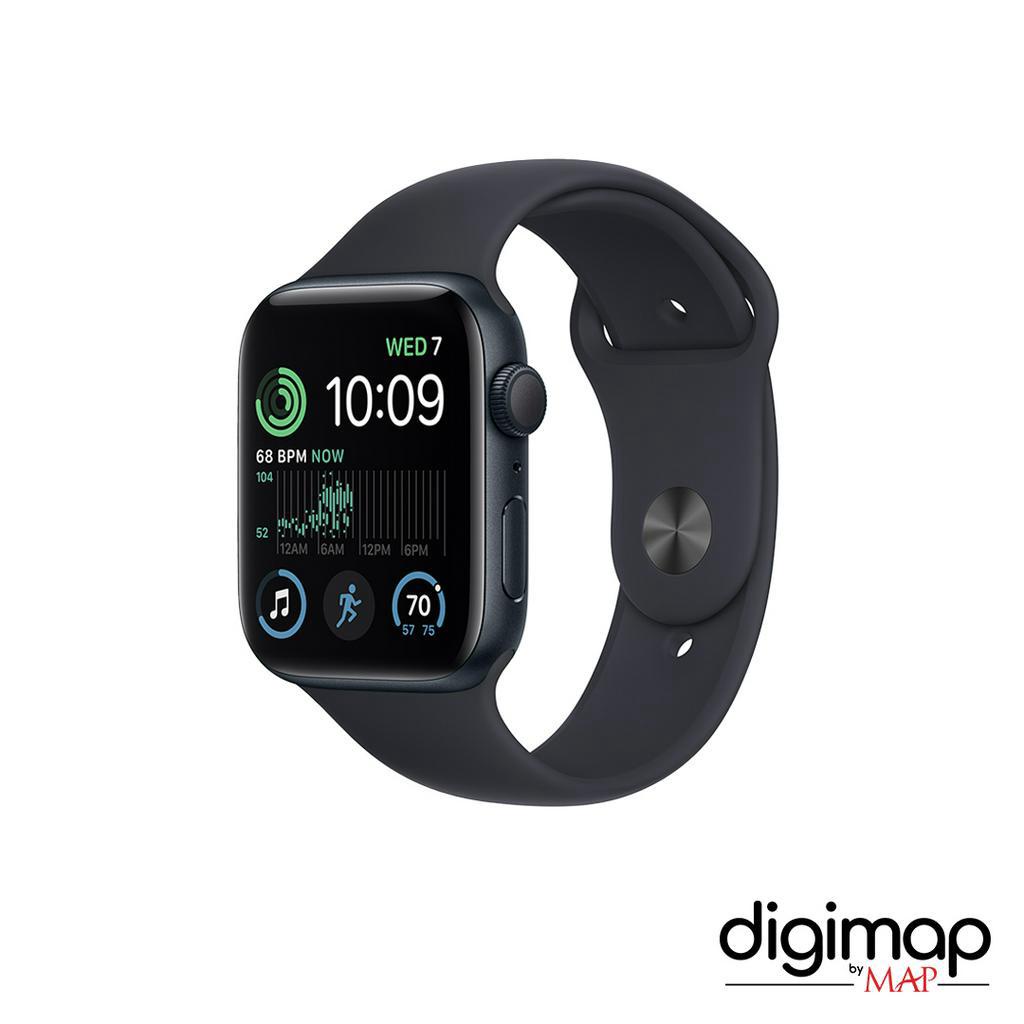 Jual Apple Watch SE Gen 2 44mm GPS, Midnight, Alumunium Case with