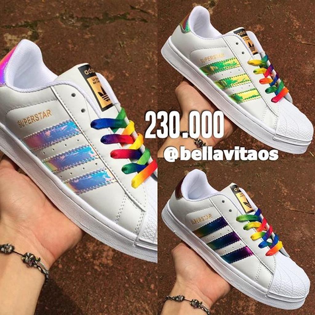 Jual ADIDAS SUPERSTAR RAINBOW Shopee Indonesia