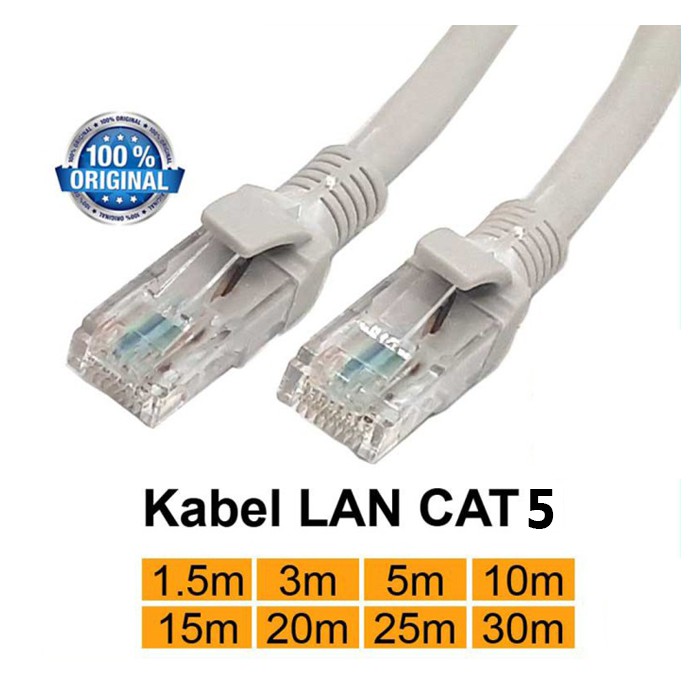 Jual KABEL LAN ORI KOREA CATE 5E PJ45 1.5M | Shopee Indonesia