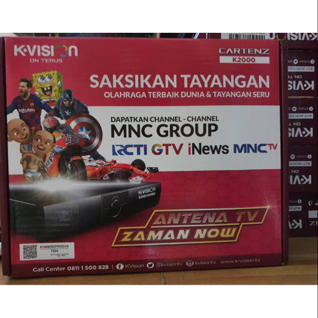 Jual RECEIVER KVISION K2000 CARTENZ (BONUS 2 BULAN ALL CHANNEL KHUSUS