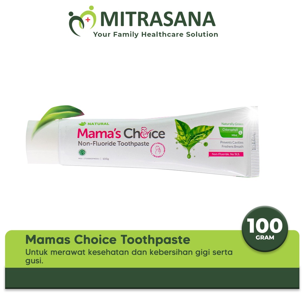 Jual Mama's Choice Toothpaste (Pasta gigi halal tanpa fluoride khusus ...