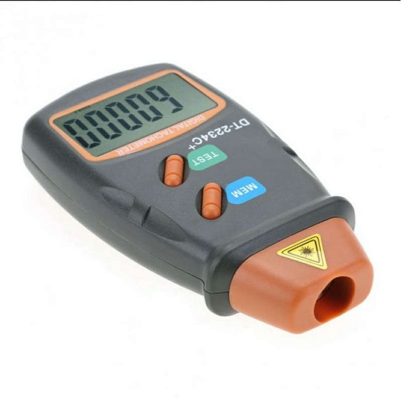 Jual alat ukur RPM Digital Tachometer laser infrared pengukur putaran ...