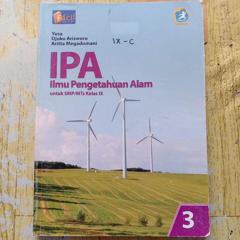 Jual Buku Ilmu Pengetahuan Alam ( IPA ) Untuk SMP Kelas 9 Edisi Revisi ...