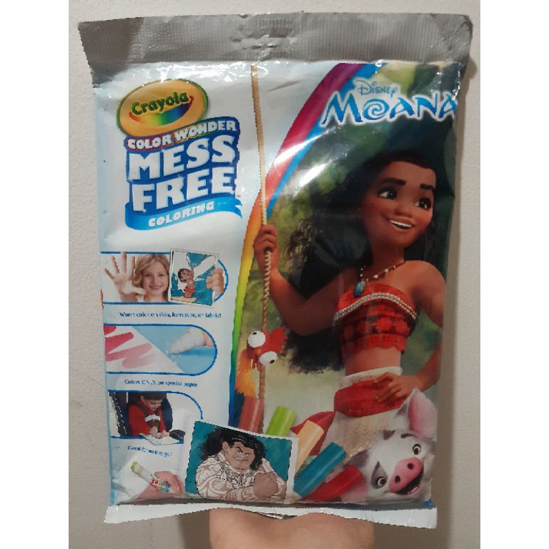 Jual Crayola Color Wonder - Moana Coloring Book Set | Shopee Indonesia