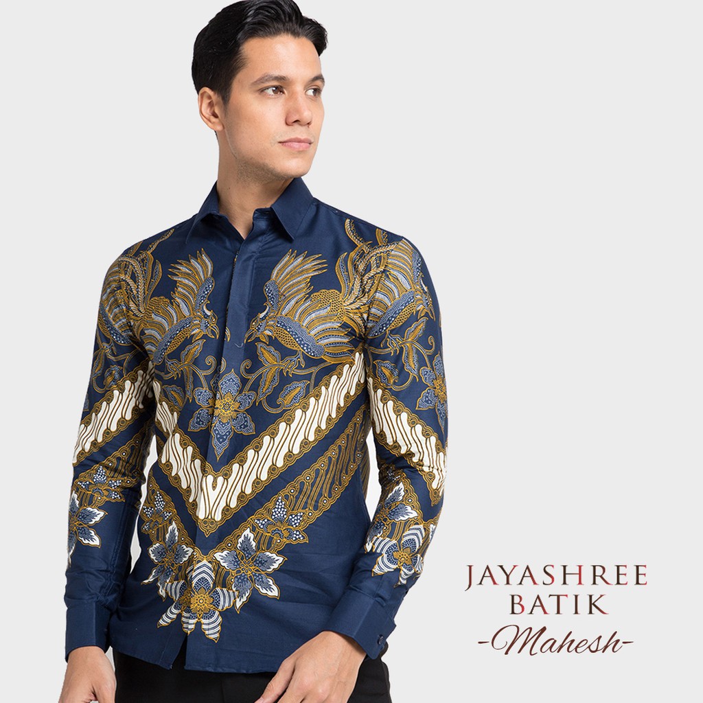 Jual Jayashree Batik Slimfit Mahesh - Kemeja Batik Pria Lengan Panjang ...