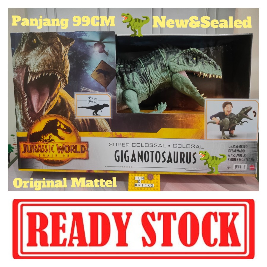 Jual Jurassic World Dominion Super Colossal Giganotosaurus Original Mattel Shopee Indonesia 4336