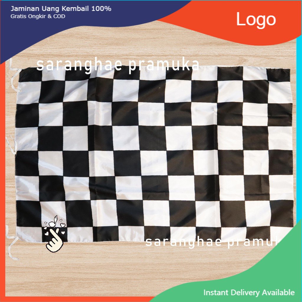 Jual Ready Bendera Start Finish Starting Flag 120cm x 80cm Semarang ...